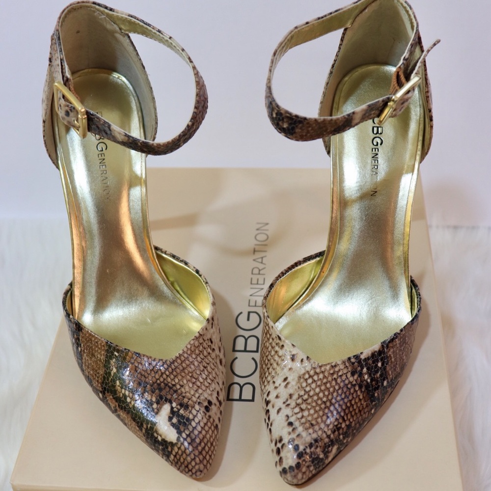 Bcbgeneration Pointed Toe Ankle Strap Pump Heel - image 2